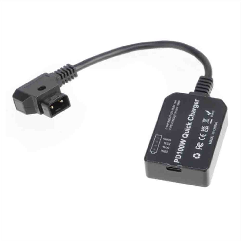 Dummy Battery D-Tap V-Port To Pd 100W Bidirectional Charging And Discharging Module Usb Power Adapter For Monitor/Camera 4854171194930