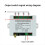 AC100-240V 4CH Wireless Remote Control Switch Receiver with 2000M Long Distance Controller Suckers Antenna 4