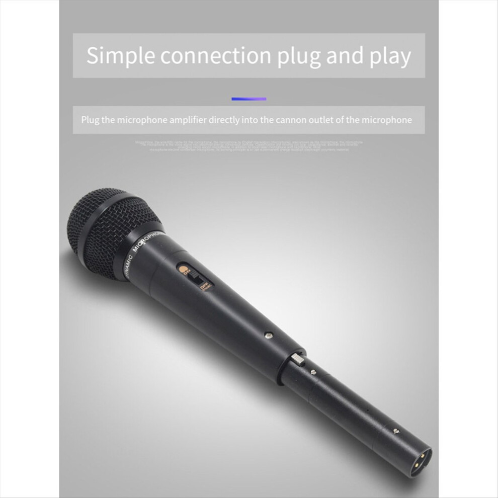 Dynamic Microphone Preamp Portable Noise Reduction Gain For Concert Blue 4854171137159