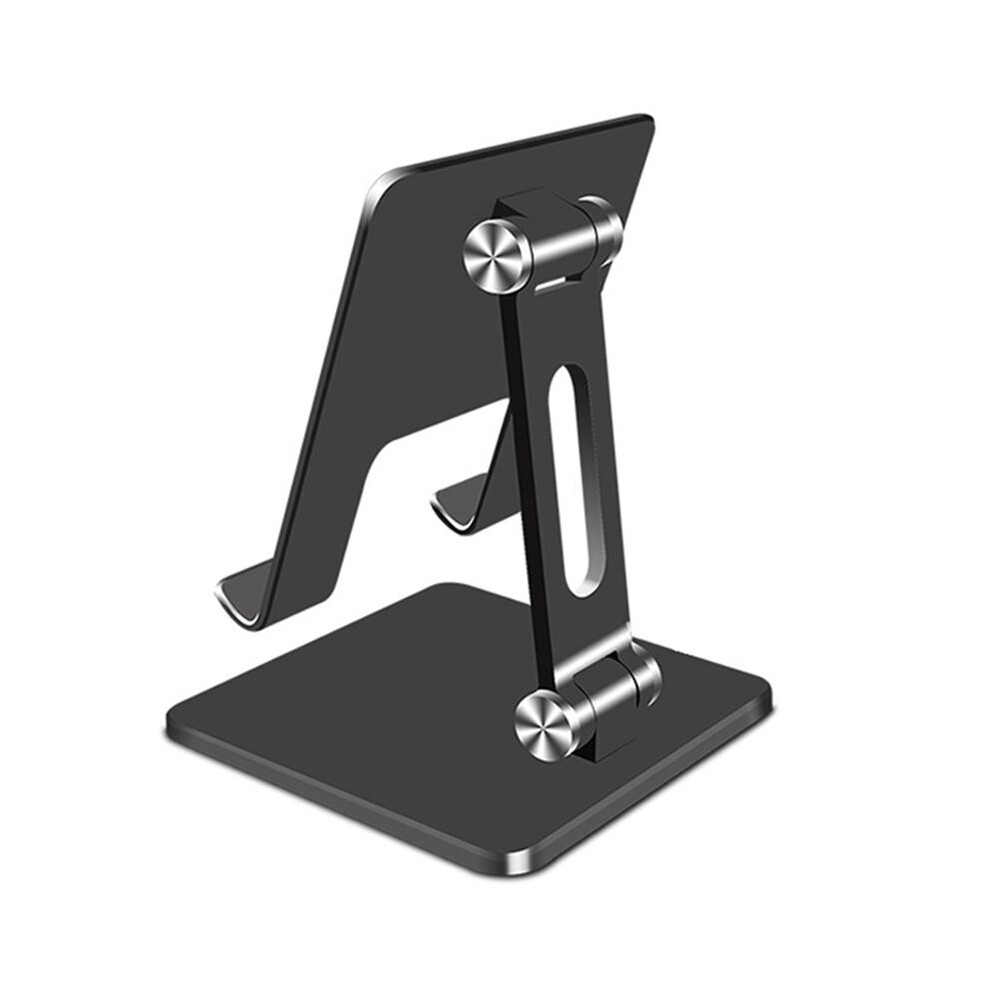 Portable Phone Holder Stand Aluminium Alloy Smartphone Support Tablet Desk Metal Cell For Pad Tablet- Grey 4854171174574