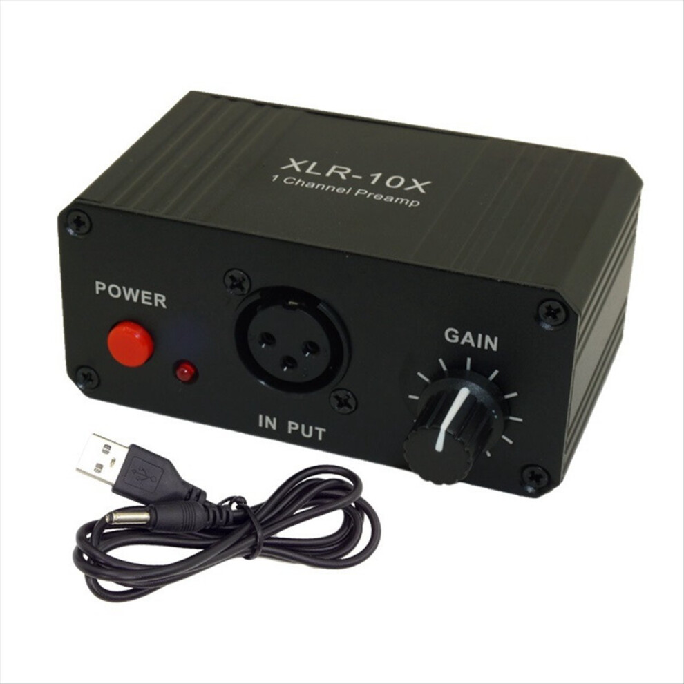 Xlr-10X 1 Channel Xlr Interface Balanced Audio Amplifier Ne5532 Dynamic Mic Microphone Preamplifier 4854171145901