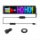 LED Pixel Panel,USB 5V Flexible Module RGB Scrolling Text Animation Display,Bluetooth APP,16X64 LEDs 9.2x37.2 CM 7