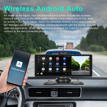 10,26 Zoll 4K DVR-Automonitor mit CarPlay, Android Auto, Armaturenbrett, ADAS, Dashcam, Dual-Kameras, GPS-Navigation, WLAN, FM-Radio, IPS-Bildschirm