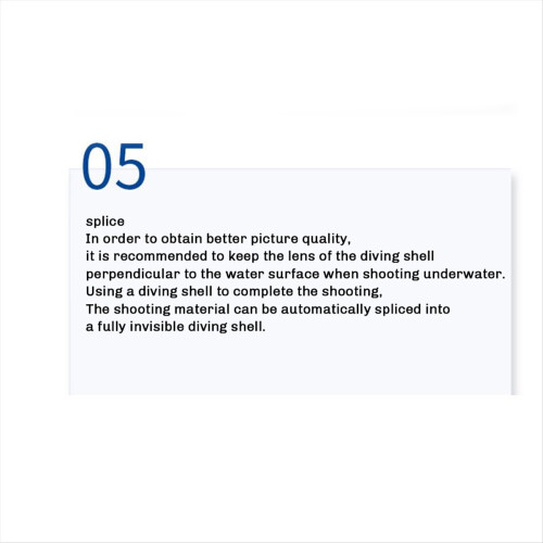 Action Camera Waterproof Case for Insta360X4 Full Stealth Dive 360 Degree 50m Protective 2