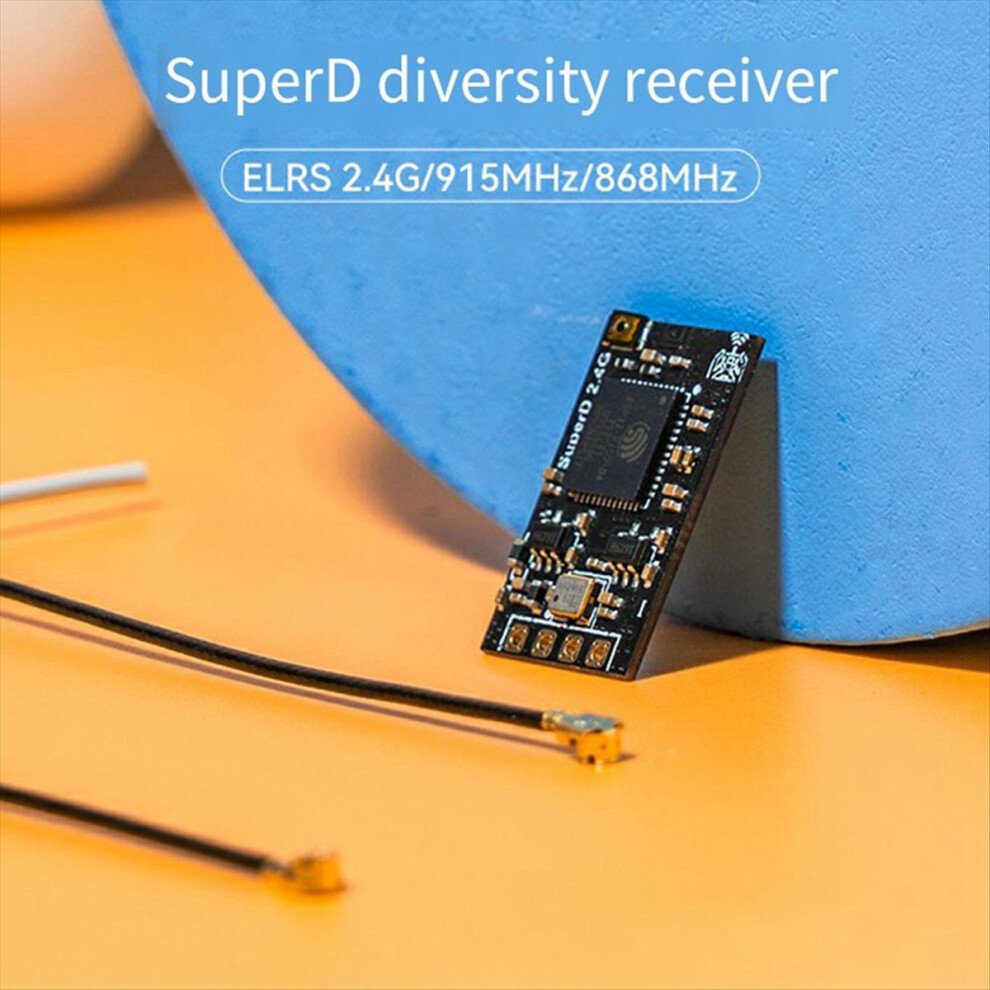 Photos - Other Toys SuperD ELRS 868MHz Diversity Receiver ExprssLRS RX 2T Antennas TCXO for RC FPV Long Range/Freestyle Drone