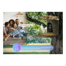 4G SIM Bird Detection Outdoor Feeder with Camera Solar Panel Charge Ip65 Waterproof Two-Way Audio Cam