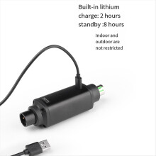 Wiederaufladbarer dynamischer Mikrofonvorverstärker mit LCD-Bildschirm, 12 dB-39 dB, eingebauter Verstärker für