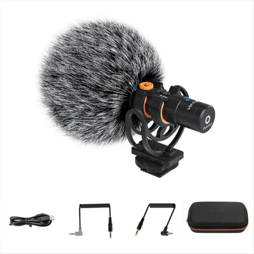 VM10 PRO Camera Microphone with Shock Mount, for , Android and DSLR 2