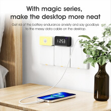 Tuya Gateway Hub mit Zeitanzeige, ZigBee Bluetooth Smart Home Wireless Bridge, Life App, Sprachsteuerung