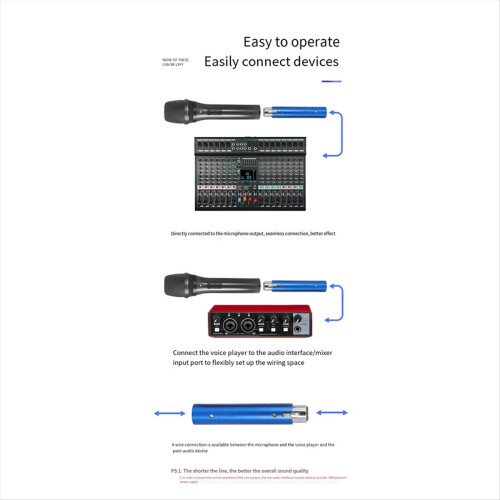Dynamic Microphone Preamp Portable Noise Reduction Gain for Concert Red 2