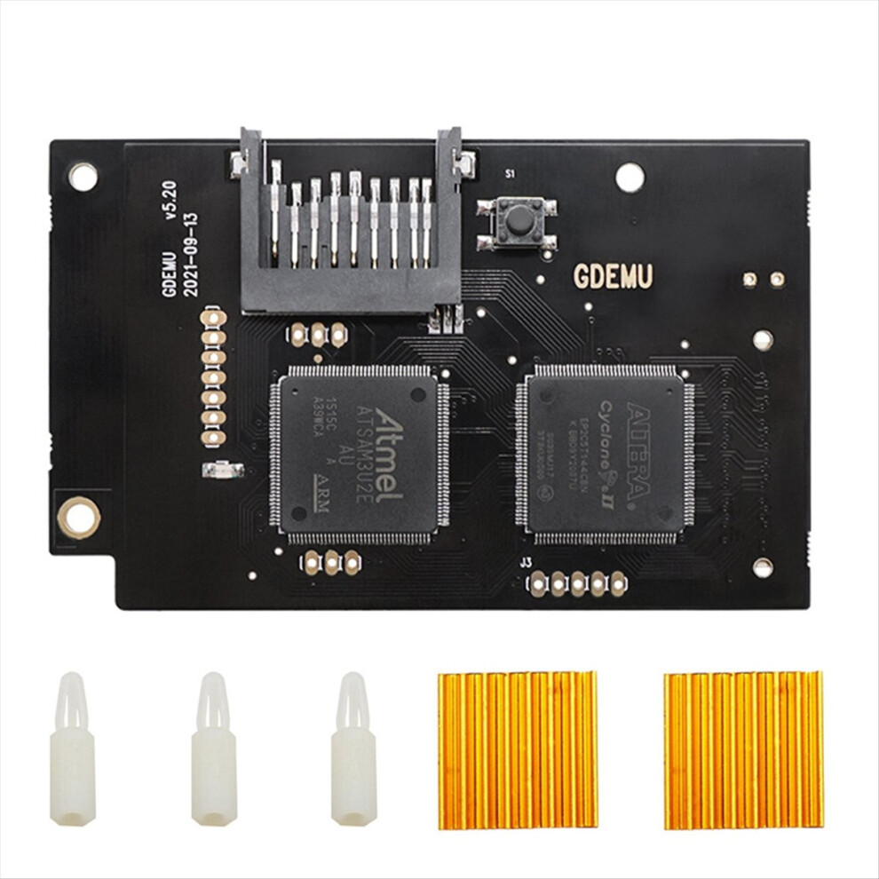 For Gdemu V5.20 Optical Drive Simulation Board Module With Heat Sink Gaming Accessories For Dreamcast 4854171123510