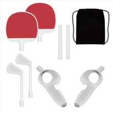 Für 3 VR-Headsets, Tischtennisschläger + Golfschläger, somatosensorisches Set, Spielzubehör