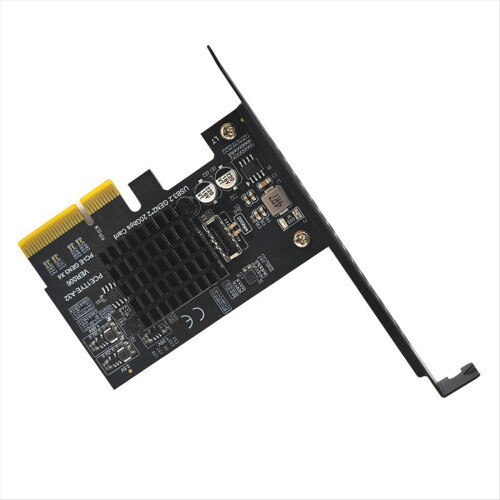 USB 3.2 Erweiterungskarte GEN2X2 20 Gbit/s PCIE 4X Adapter Typ-C Front A-KEY/Typ-E 1