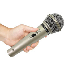 Professionelles dynamisches kabelgebundenes Mikrofon für Gesang, Bühne, Heim-Karaoke und Computerlautsprecher -A