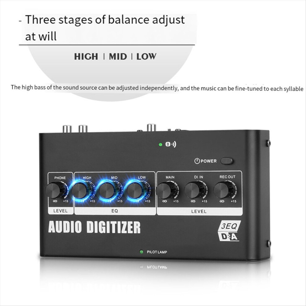 Digital To Analog Audio Decoder Amplifier Optical Coaxial 3Eq Digitizer 4851702377015
