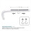 90 Degrees Projector Screen Wall Mount L-Brackets Projection Hanger Adjustable for HD Screens 9