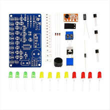 CD4060 SMD Musiklaternen-Schaltungsbausatz Lichtplatine Elektronik-Bastelprojekt Inline-Schweißen