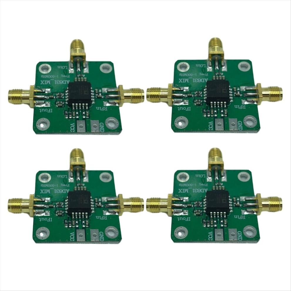 4Pcs Ad831 High Frequency Transducer Mixer Module 0.1-500Mhz Bandwidth Converter 4854171111555