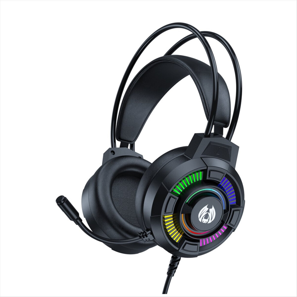 Gaming Headset 7.1 Stereo Surround Headphones Rgb Active Noise Reduction Earphones Game Headphone With Microphone 4851702375974