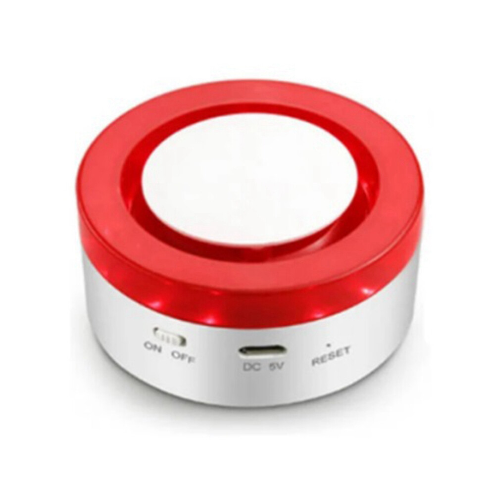 Home Security Tuya Smart Siren Alarm Strobe Flash Horn 100Db Big Sounds To Threaten Thief For Eu Plug 4854171195715