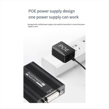 DVI1815 150M Netzwerk-Extender RJ45 DVI 1080P HD Sender/Empfänger mit PoE-Unterstützung und EU-Stecker