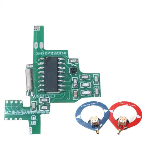 Für UVK5/UVK6 SI4732 Intercom-Modifikationsmodul, Filterverstärkte Version + Donut-SW/AM-Antenne