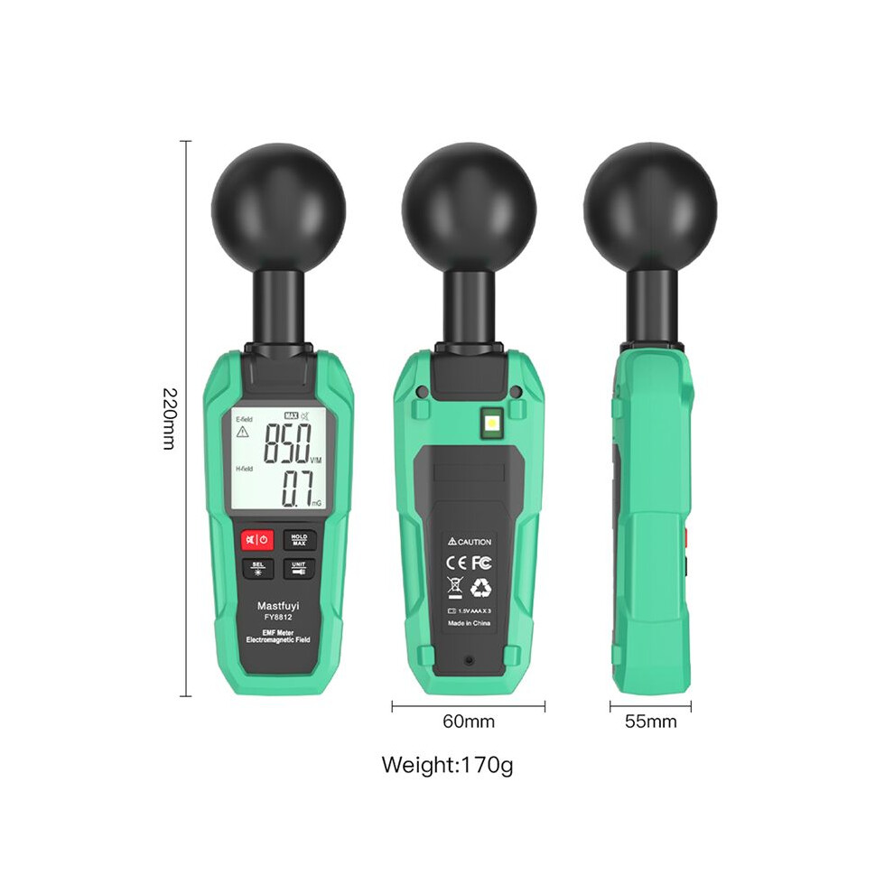 Emf Meter Electromagnetic Field Tester High Radiation Gauge Wave Detector 4854171181466