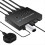USB Switcher 4 Computer Sharing Devices Printer, Scanner, Mouse, Keyboard, with Pack 3.0 Cables 2