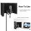 Microphone Wind Screen Foldable Studio Recording Isolation Shield Mic Noise Reduction Screen(5 Panel ,P75) 7