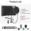 Microphone Wind Screen Foldable Studio Recording Isolation Shield Mic Noise Reduction Screen(5 Panel ,P75) 3