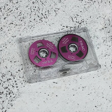 Doppelseitiges Farbgehäuse, leere Mini-Kassette aus Metall, 55 Minuten Aufnahmezeit, Grün
