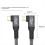 USB 4 90 Degree Angle Cable 40Gbps USB4 Elbow Type C Data Transfer PD240W Fast Charging 1.5M 4