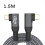 USB 4 90 Degree Angle Cable 40Gbps USB4 Elbow Type C Data Transfer PD240W Fast Charging 1.5M 2