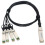40G High Speed Cable 4X10G QSFP+ to SFP+ 1 in 4 for Multi-Function Stacking Line Cable,1 Meter 11