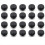 20PCS Thin Knob Cap Potentiometer 12x6MM Volume Power Amplifier Adjustment 1