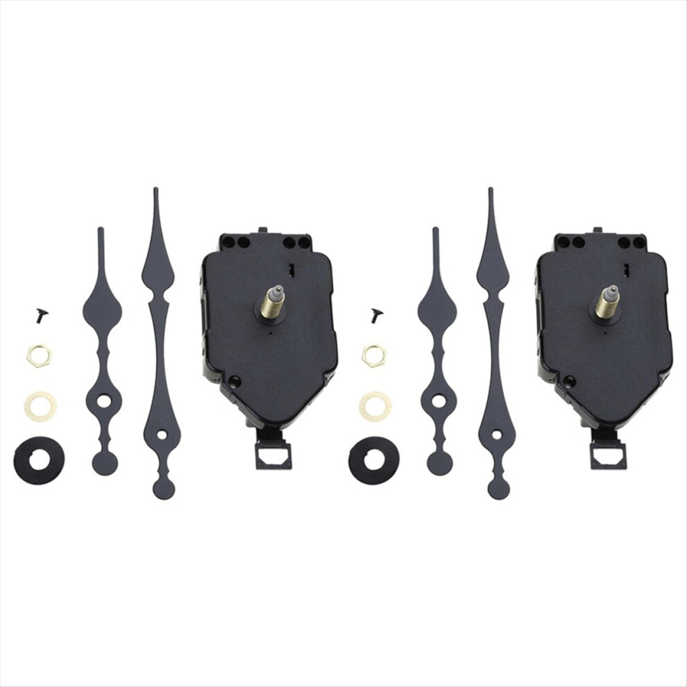 2 Set Diy Clock Movement Kit Oscillating With Hands Quartz Repair Parts Replacement A 4854171148292