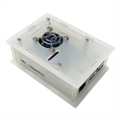 Gehäuse der 5. Generation mit Kühlventilator, transparenter Acryl-Schutzboxlüfter
