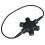 1 to 5 Audio Splitter 3.5mm Router Separator Device Adapter with Wire Black 4