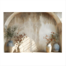 210 x 150 cm Fotohintergrundstoff, einfacher Pflanzenbogen, Studio-Innenraum-Atmosphäre, Stoff C