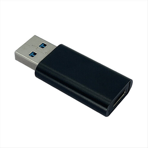 2Pcs USB Data Blocker USB-C to USB-A Protect Against Juice Jacking Support Quick Charge Stop Theft 1