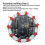 Lucky Turntable LED Light DIY Electronic Kit Welding Project Training Module for Learning Training,DIY 3