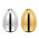 Eggs Shaped Toothpick Storage Box Stainless Steel for-Gold 2