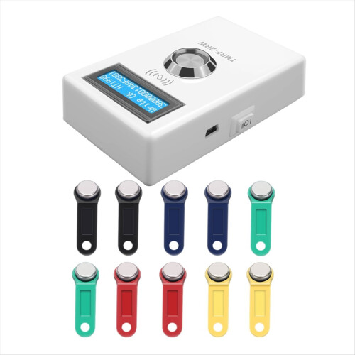 TMRF-2RW IButton Programmer DS1990A Duplicator Cloner Copier 125Khz RFID Reader Writer RW1990 Key T5577 2