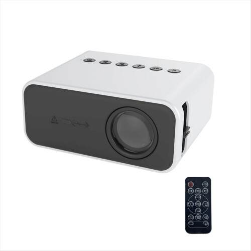 Portable Mini Projector Home Theater Media Player Cinema Wireless Mulitscreen for Android - EU Plug
