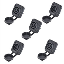 Wasserdichter LED-Displayhalter für Bühnenbeleuchtung, multifunktionaler und praktischer Stromanschlusshalter, Schwarz