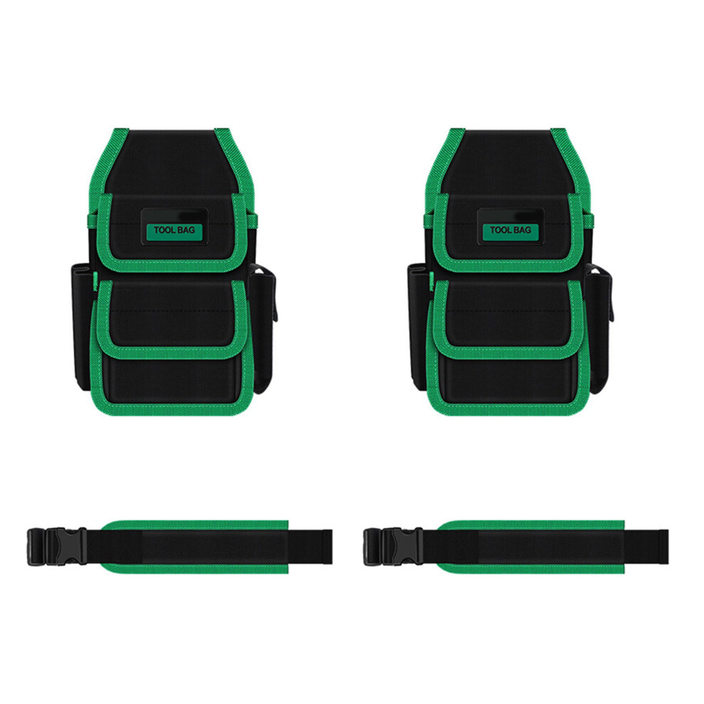 2 Pack Multi Pocket Utility Pouch Quick Access Clip Hands-D 7696000807584