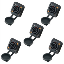 Wasserdichter LED-Displayhalter für Bühnenbeleuchtung, multifunktionaler und praktischer Stromanschlusshalter, A-Gelb