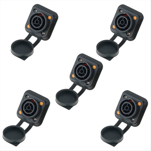 Waterproof LED Display Holder Stage Lighting Equipment Multi-Functional Convenient Power Connector Holder, A-Yellow