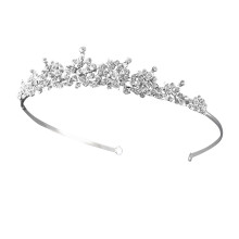 Retro Diamentowy Opasek Korona Na Włosy Tiara Ślubna Dla Kobiety