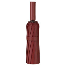 Automatic Windproof Umbrella Waterproof Windproof-wine red